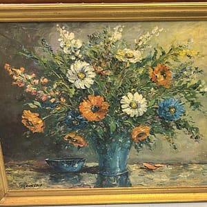 Bodegón con flores - J. Grunvald