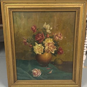 Bodegón con rosas - M. Martí