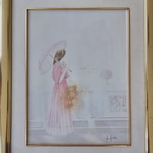 Contemplación bajo el paraguas - de Arcos