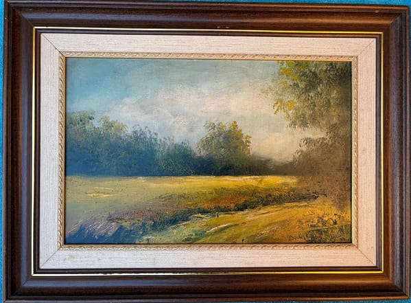 Orilla de río al atardecer - Domínguez - Imagen 2